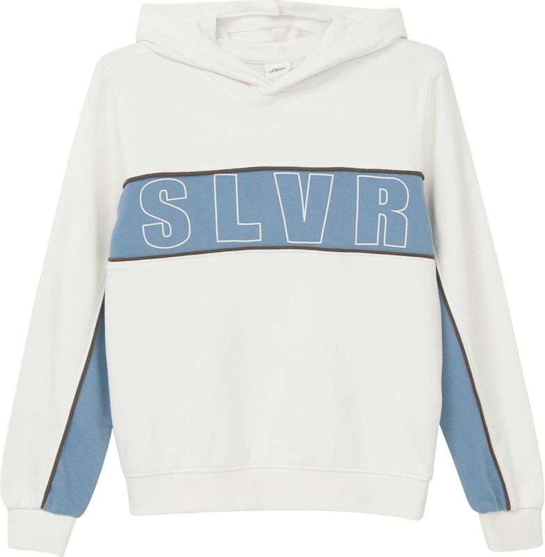 Sweatshirt - Katoenmix - Capuchon - Letterprint - Kinderen