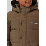 Buitenjas - Gewatteerde Jas - Met Afneembare Capuchon - Voor Kinderen