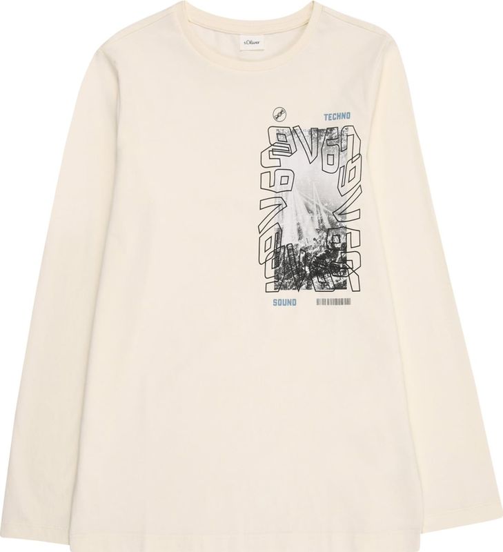 T-shirt - Katoen - Lange Mouwen - Normale Pasvorm - Ronde Halslijn