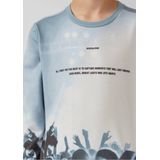 Sweatshirt - Katoenmix - Met All-over Print