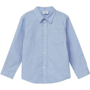 Shirt - Katoenen Chambray - Lange Mouwen - Normale Pasvorm