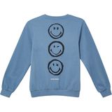 Sweatshirt - Smiley®-print - Zacht - Katoenmix - Normale Pasvorm
