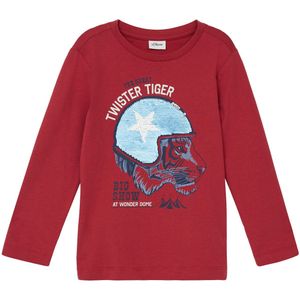 T-shirt - Lange Mouwen - Zacht Katoen - Met Speelse Print