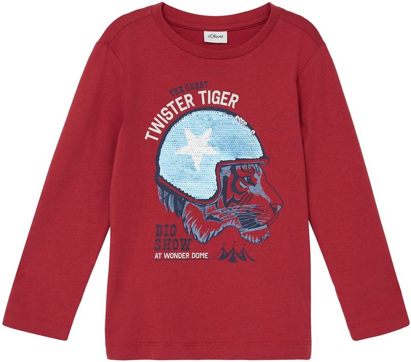 T-shirt - Lange Mouwen - Zacht Katoen - Met Speelse Print