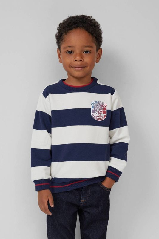 Productsoort - Gestreept - Katoenmix - Ronde Hals - Lange Mouwen