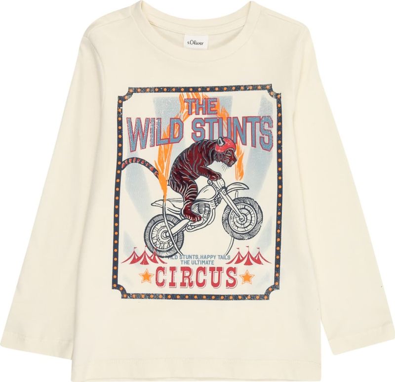 T-shirt - Katoen - Lange Mouwen - Met Folieprint