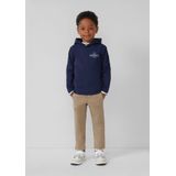 s.Oliver RED LABEL - Sweatshirt - Effen - Regular Fit - Katoenmix - Capuchon