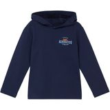 s.Oliver RED LABEL - Sweatshirt - Effen - Regular Fit - Katoenmix - Capuchon