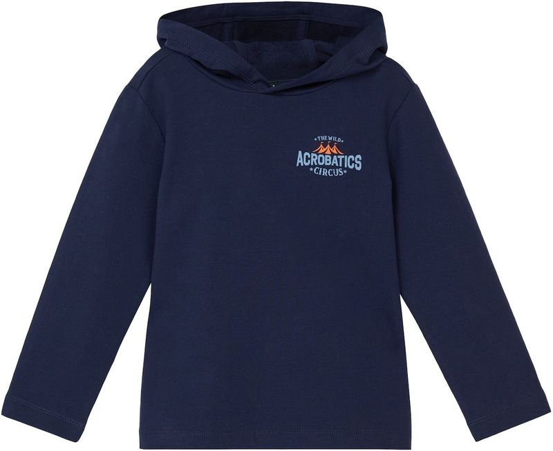 s.Oliver RED LABEL - Sweatshirt - Effen - Regular Fit - Katoenmix - Capuchon