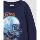 T-shirt - Zacht Katoen - Lange Mouwen - Met Speelse Print