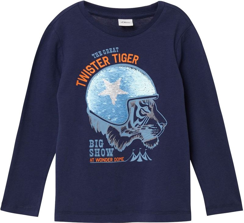 T-shirt - Zacht Katoen - Lange Mouwen - Met Speelse Print