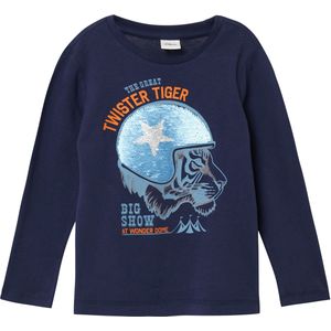 T-shirt - Zacht Katoen - Lange Mouwen - Met Speelse Print