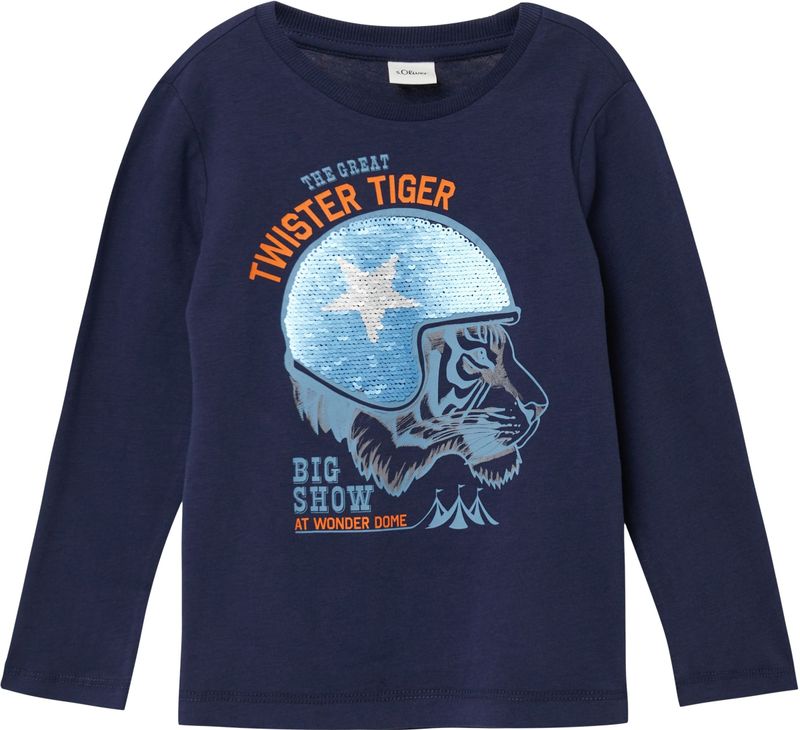 T-shirt - Zacht Katoen - Lange Mouwen - Met Speelse Print