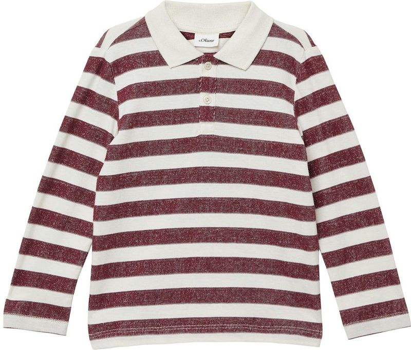 Poloshirt - Klassiek Gestreept - Zacht Katoenen Jersey - Lange Mouwen