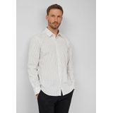 Shirt - Gestreept - Regular Fit - Katoenmix