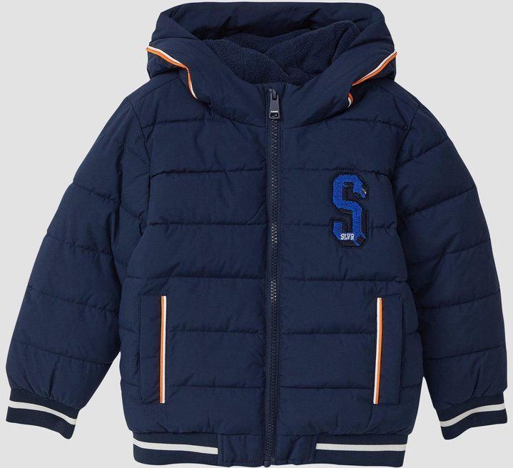 s.Oliver RED LABEL - Gewatteerd Jack - Regular Fit - Met Capuchon