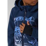 Buitenjas - Weerbestendige Softshell Jas - Met Fleece Voering - Voor Actieve Kinderen