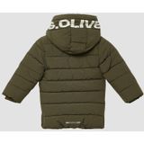 Vacht - Gewatteerde Jas - Warm - Voor Kinderen - Met Fleecevoering - Met Capuchon