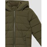 Vacht - Gewatteerde Jas - Warm - Voor Kinderen - Met Fleecevoering - Met Capuchon