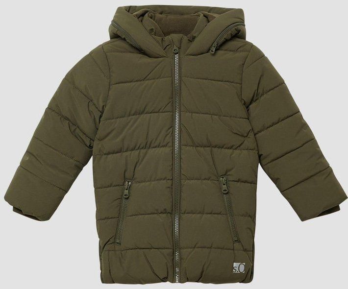 Vacht - Gewatteerde Jas - Warm - Voor Kinderen - Met Fleecevoering - Met Capuchon