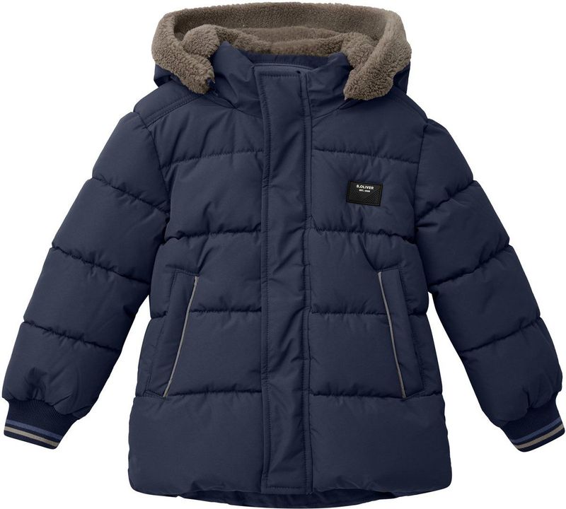 Buitenjas - Gewatteerde Jas - Met Fleece Voering - Voor Kinderen