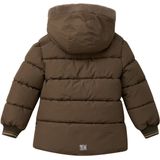 s.Oliver - RED LABEL Junior - Gewatteerde Jas - Bruin - Met Afneembare Capuchon