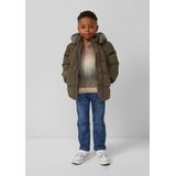s.Oliver - RED LABEL Junior - Gewatteerde Jas - Bruin - Met Afneembare Capuchon