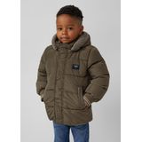 s.Oliver - RED LABEL Junior - Gewatteerde Jas - Bruin - Met Afneembare Capuchon