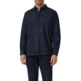 Shirt - Denim - Overhemd - Lange Mouwen - Klassieke Kent-kraag