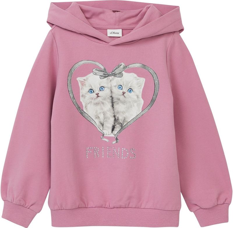 Sweatshirt - Regular-fit Hoodie - Met Print - Katoenblend