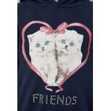 Sweatshirt - Regular-fit Hoodie - Katoenblend