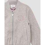 s.Oliver RED LABEL - Collegejack - Wollook - Regular Fit - Ritssluiting - Labelstitching