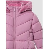 s.Oliver lange gewatteerde winterjas roze