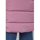 s.Oliver lange gewatteerde winterjas roze