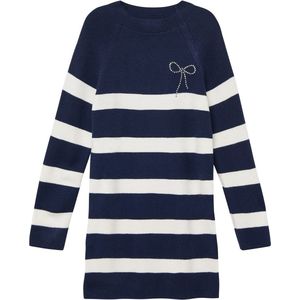 Jerseyjurk - Zacht Gebreid - Ronde Halslijn - Glinsterende Versieringen - Losse Pasvorm