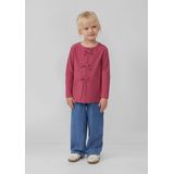 Shirt - Lange Mouwen - Katoenmix - Ronde Hals - Strikdetails