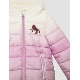 Buitenjas - Gewatteerd - Met Fleece Gevoerde Capuchon - Glinsterende Pailletten Details