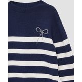 Gebreide Trui - Zacht - Viscosemix - Lange Mouwen - Strass-Details