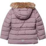 Buitenjas - Gewatteerde Jas - Met Vaste Capuchon - Voor Kinderen