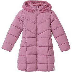 s.Oliver RED LABEL - Gewatteerde Lange Jas - Regular Fit - Met Voering van Teddypluche