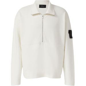 Sweatshirt - Luxe Katoenmix - Relaxed Fit - Hoge Hals - Met Rits