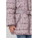 Vacht - Gewatteerde Jas - Glitterband - Afneembare Capuchon - Winterjas