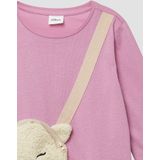 T-shirt - Loose-fit Longsleeve - Zacht Katoen - Met Ritszak