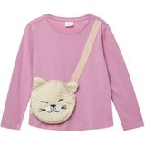 T-shirt - Loose-fit Longsleeve - Zacht Katoen - Met Ritszak