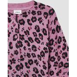 Vest - Gebreide Truien - Zachte Viscosemix - Losse Pasvorm - Charmante All-over Print