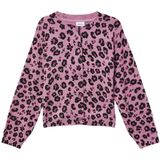 Vest - Gebreide Truien - Zachte Viscosemix - Losse Pasvorm - Charmante All-over Print