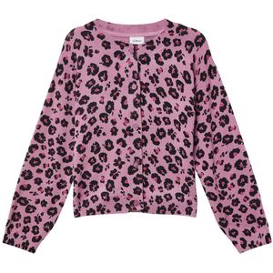 Vest - Gebreide Truien - Zachte Viscosemix - Losse Pasvorm - Charmante All-over Print