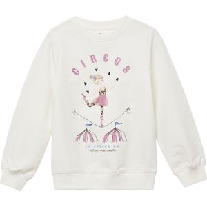 Sweatshirt - Glitterprint - Normale Pasvorm - Schipperstruien