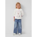 Sweatshirt - Glitterprint - Normale Pasvorm - Schipperstruien