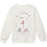 Sweatshirt - Glitterprint - Normale Pasvorm - Schipperstruien